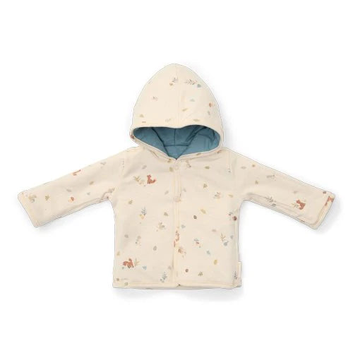 Giacchina Reversibile Blu “Forest Friends” Newborn – Little Dutch