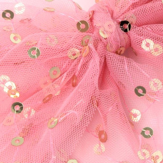 Fiocco in Rete per Capelli con Paillettes su Clip