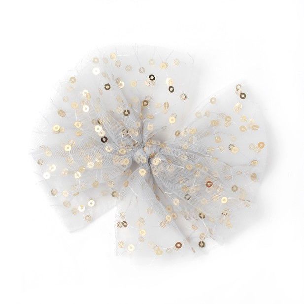 Fiocco in Rete per Capelli con Paillettes su Clip
