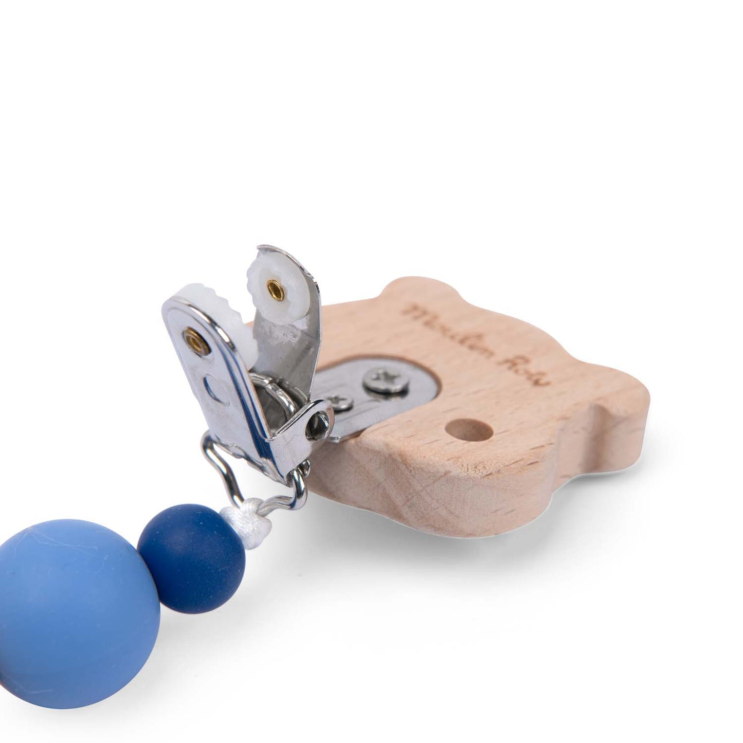 Porta Ciuccio in Silicone – Moulin Roty Puce & Pillou