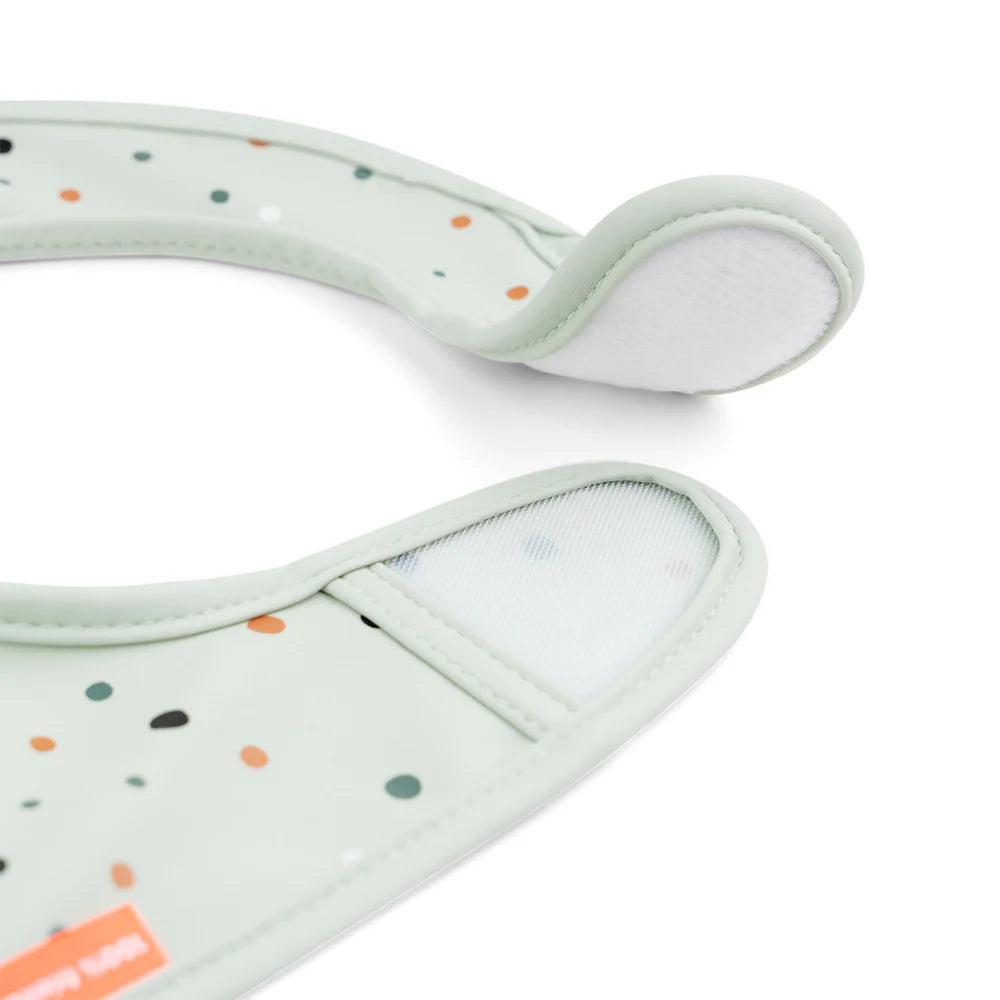 Set di 2 Bavaglini Impermeabili con Chiusura in Velcro- Croco - Done by Deer
