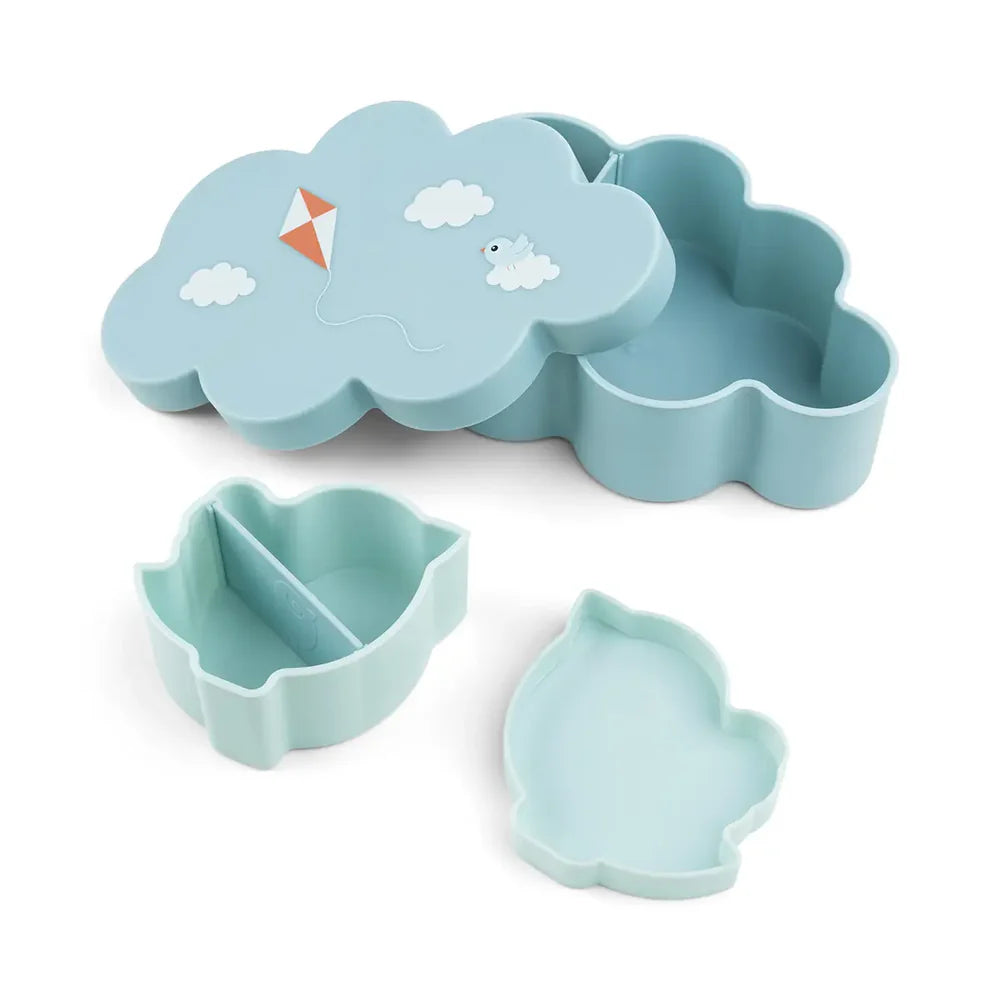 Lunch box e snack con bottiglia con cannuccia - Playground