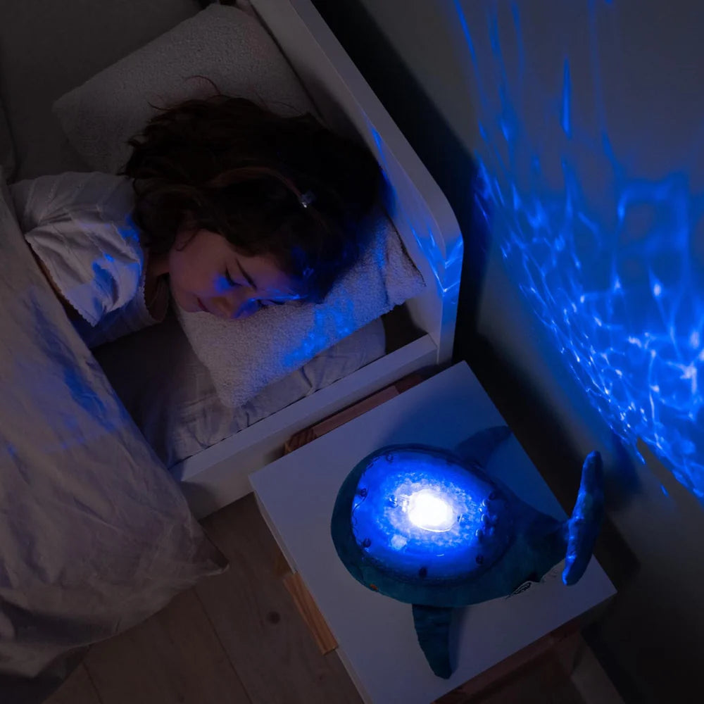 Tranquil Whale™ Blu – Luce Notturna Proiettore con Suoni Rilassanti (Ricaricabile USB)