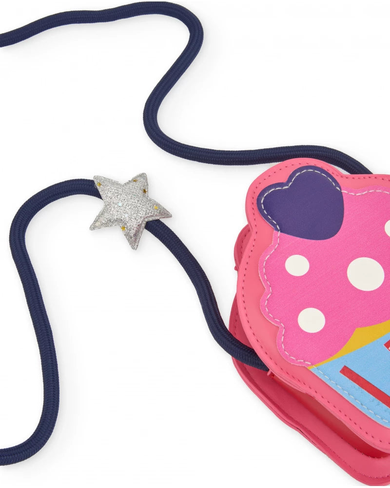 Borsetta a tracolla Cupcake – Rosa e Blu 🧁