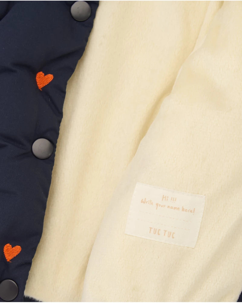 Cappotto imbottito TucTuc Girl– Collezione Gentle Dog