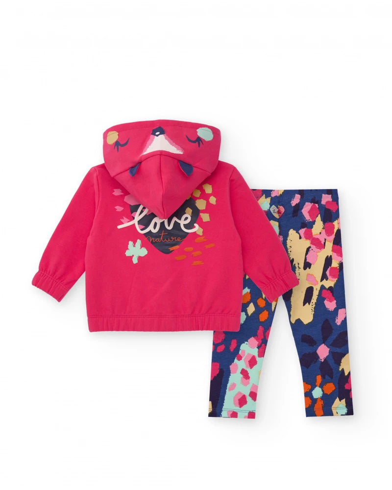 Completo felpa e leggings multicolore - TucTuc Girl