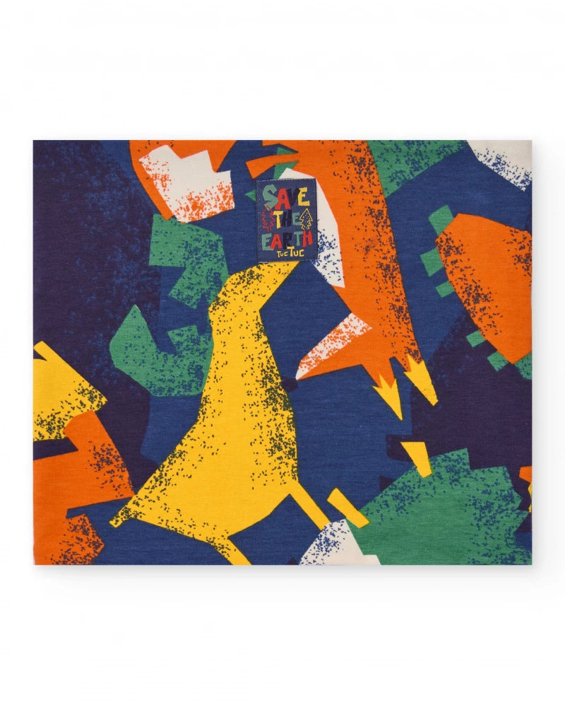Collo Tubolare TucTuc Boy – Dino Color Navy