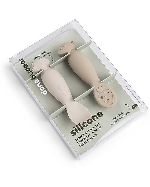 Set di Cucchiai in Silicone per l'Apprendimento - Done by Deer