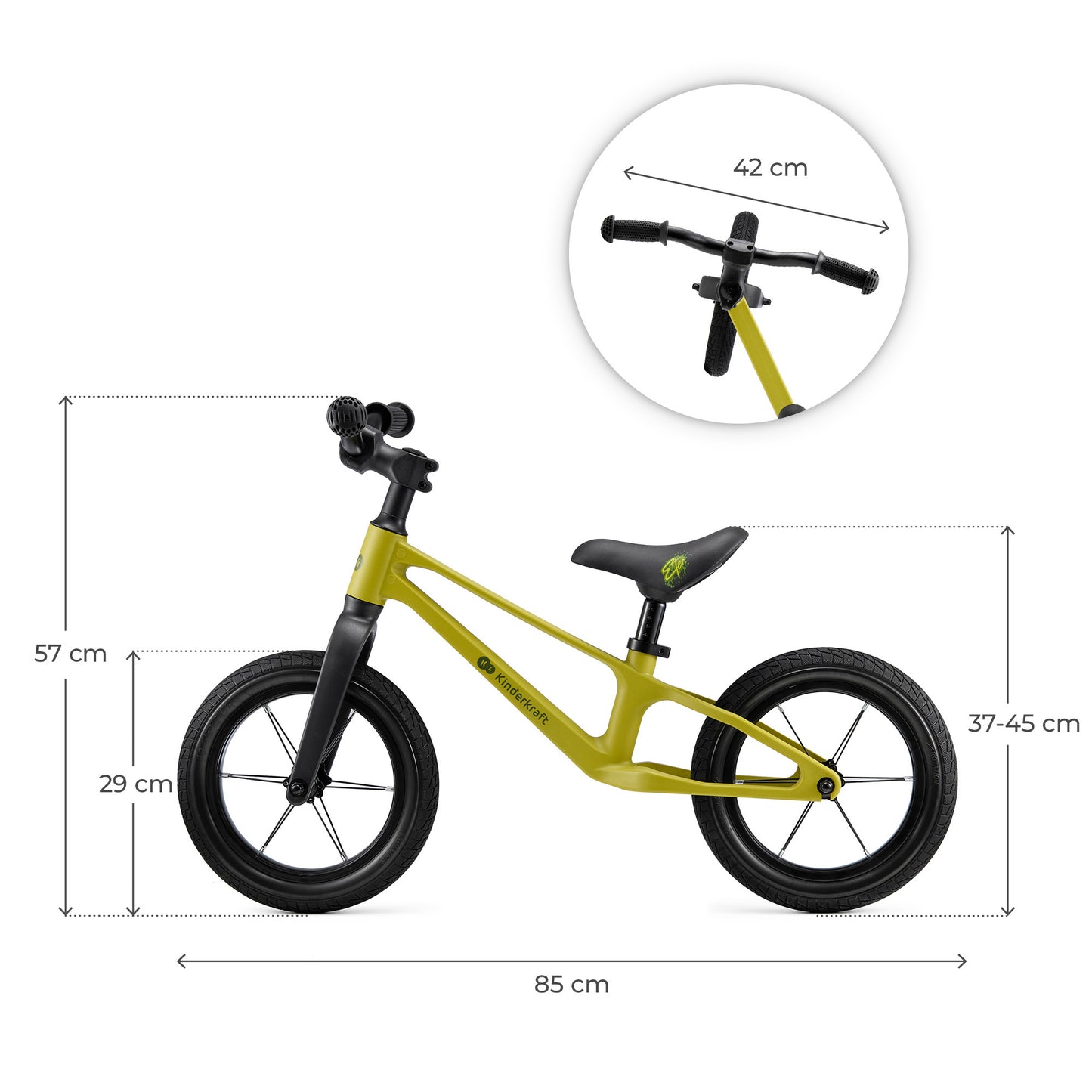 Bicicletta senza pedali ultraleggera   ETER   – Kinderkraft
