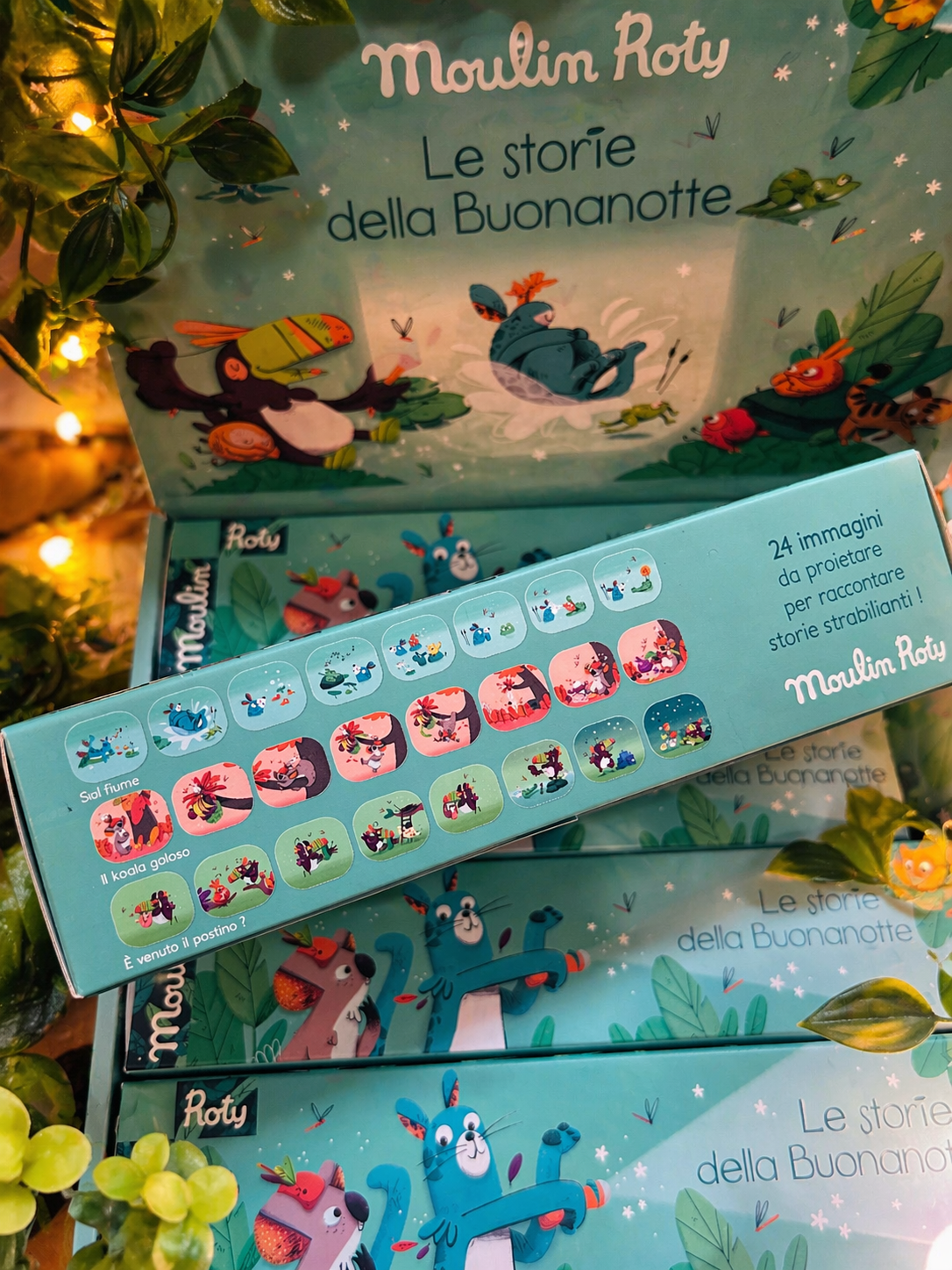 Lampada-Torcia Proietta Fiabe Moulin Roty – Storie della Buonanotte (3 Racconti)