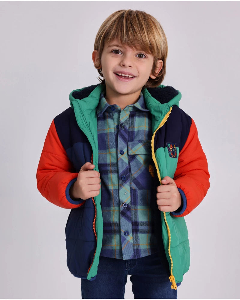 Giacca imbottita tricolore - TucTuc Boy