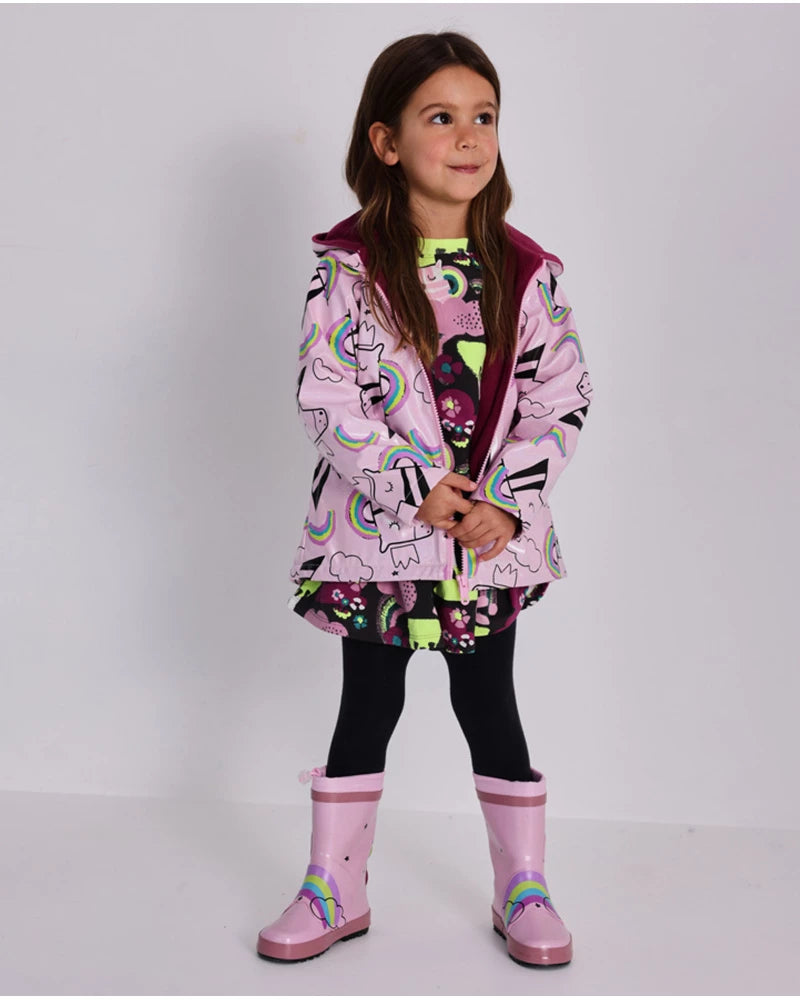 Impermeabile Rosa con Unicorni - TucTuc Girl