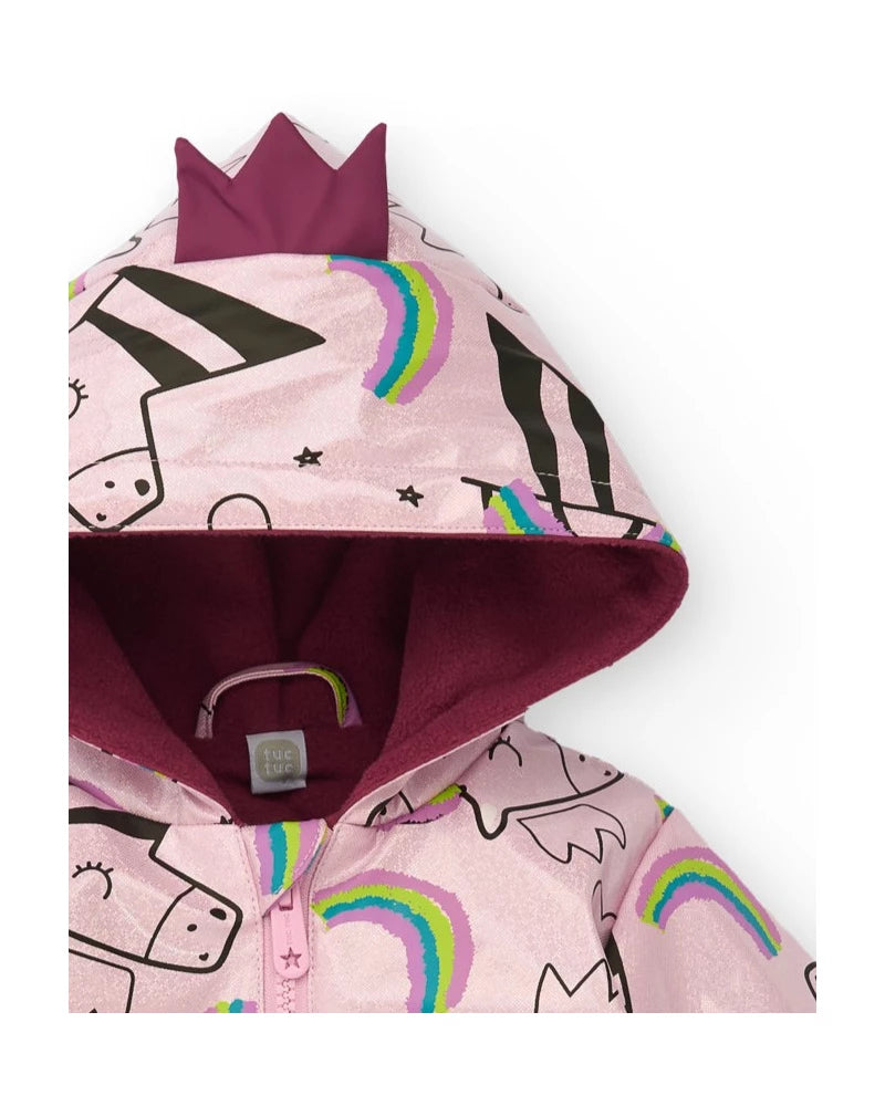 Impermeabile Rosa con Unicorni - TucTuc Girl
