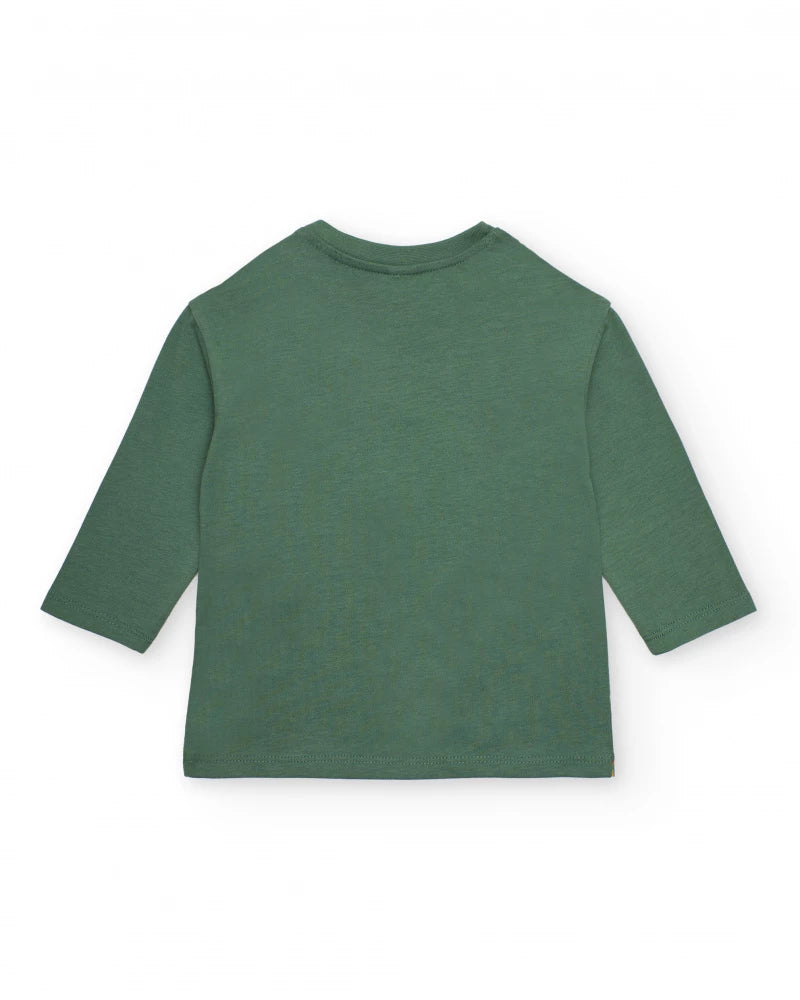 T-Shirt a maniche lunghe con stampa animali – TucTuc Boy