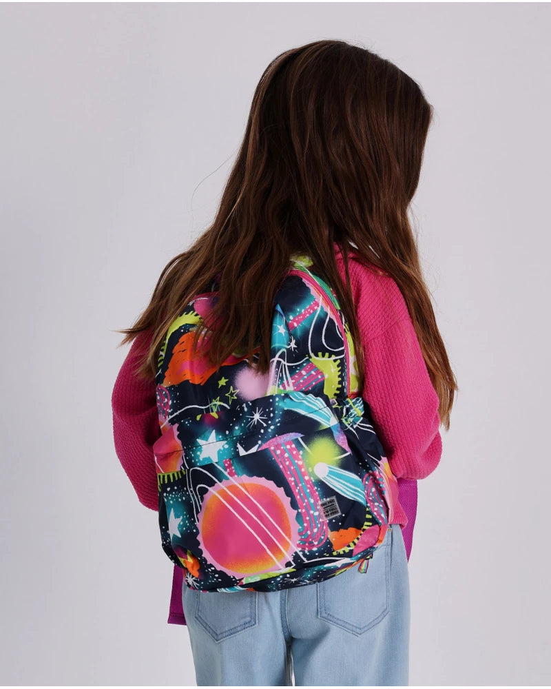 Zaino multicolor – Pianeti & Stelle ✨
