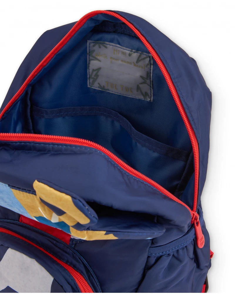 Zaino blu bambino – Tigre & Pallone ⚽