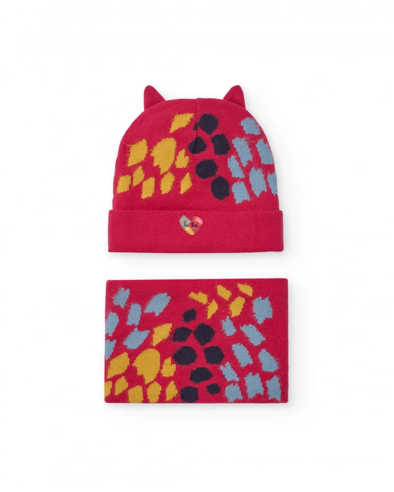 Pack Cappello e Collo TucTuc Girl – Red Fantasy