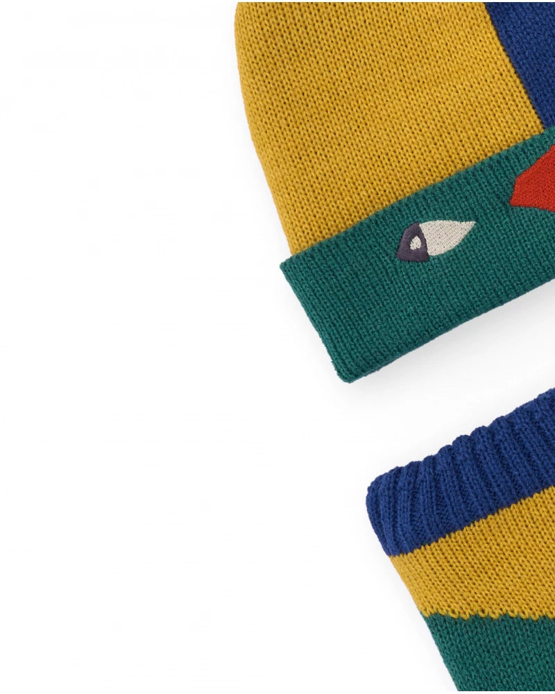 Pack Cappello & Collo TucTuc Boy – Color Block Fun