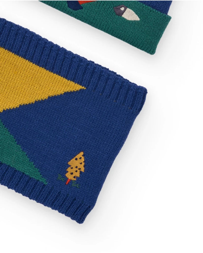 Pack Cappello & Collo TucTuc Boy – Color Block Fun