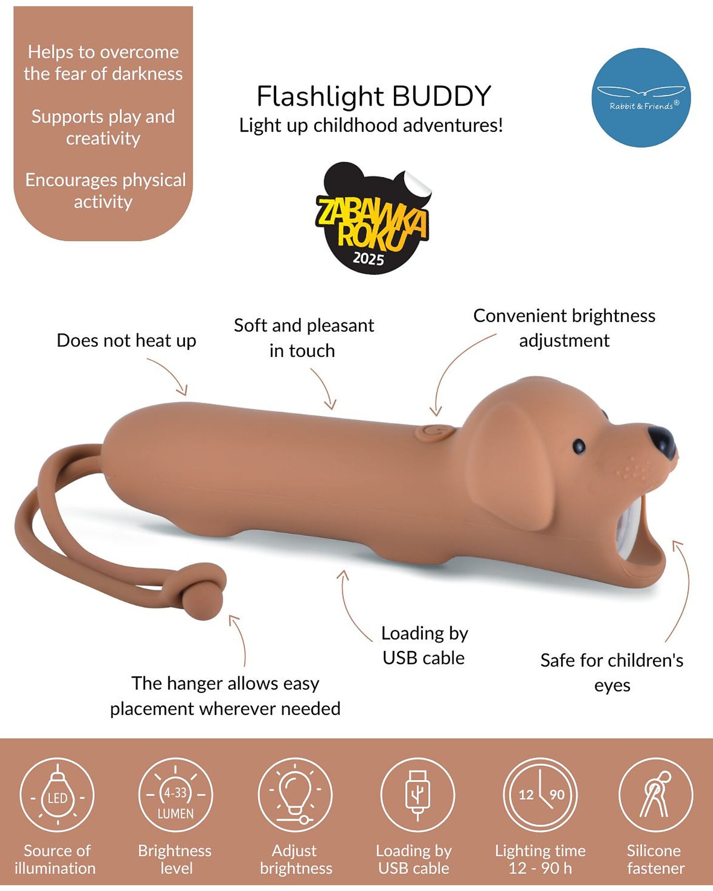Torcia in Morbido Silicone – Rabbit & Friends