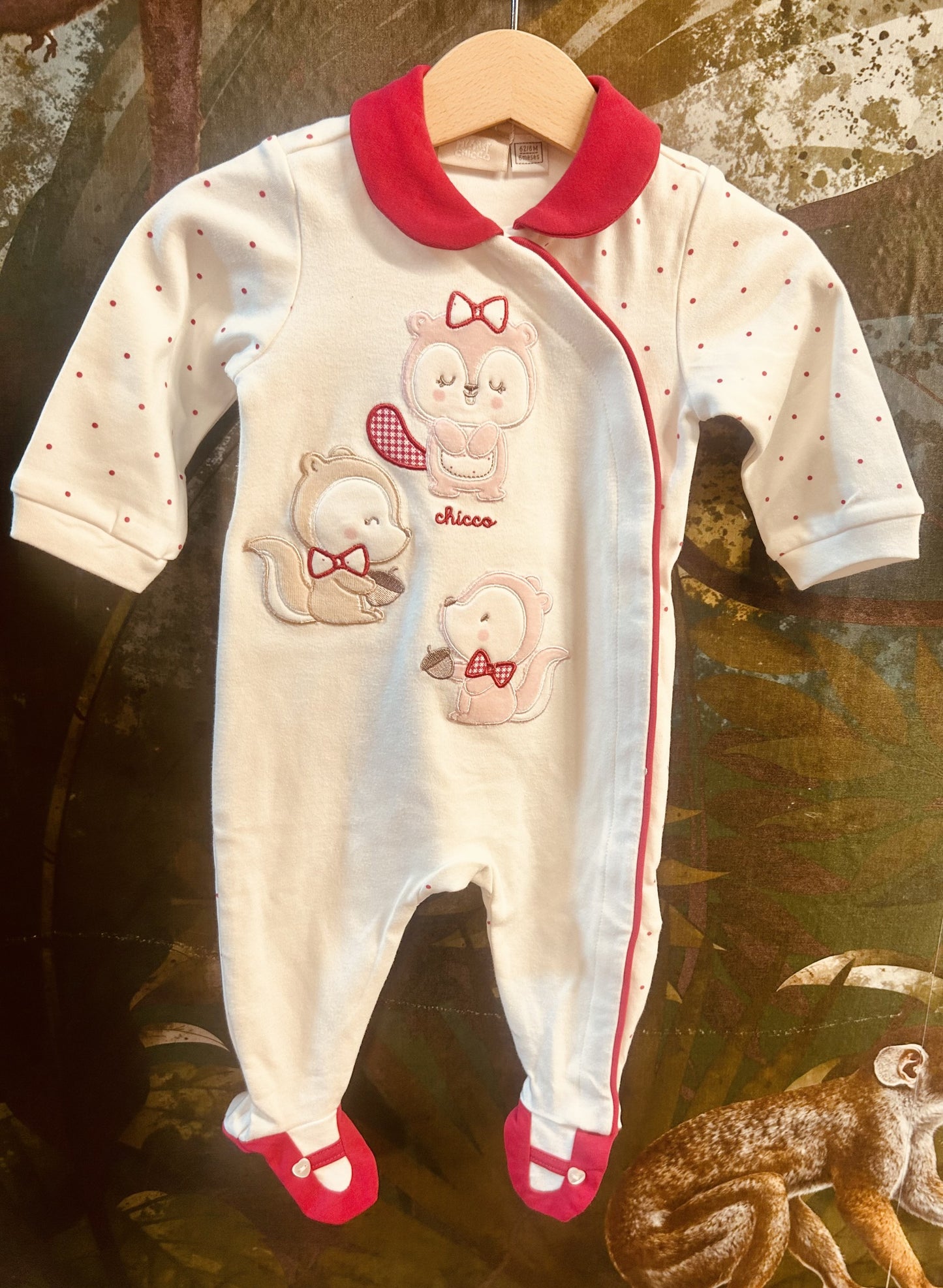 Tutina Chicco con ricami - 6 mesi (62 cm) - Second Hand