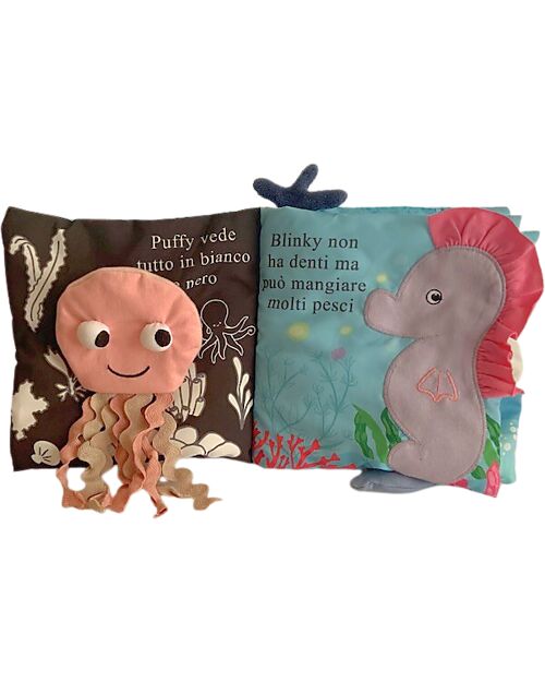 Libro Multisensoriale in Stoffa Ocean Buddies - Tikiri