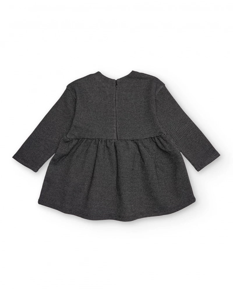 Vestito Girl grigio TucTuc con cuori Girl