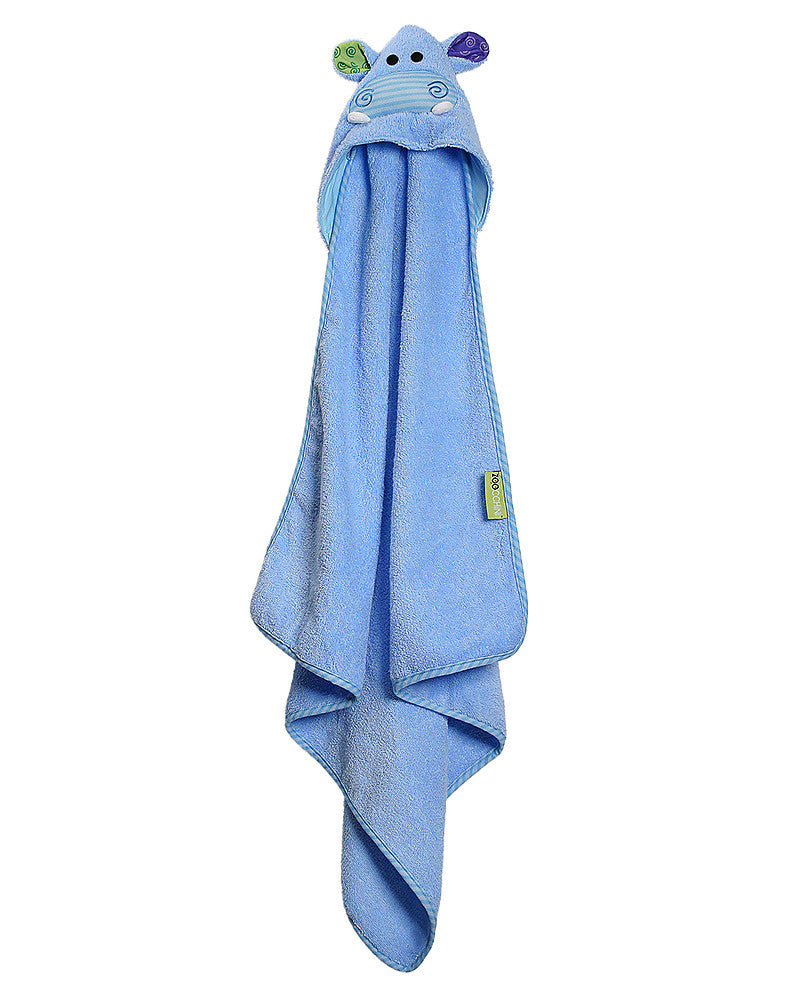 Asciugamano Baby con Cappuccio – Henry l’Ippopotamo (100% Cotone)