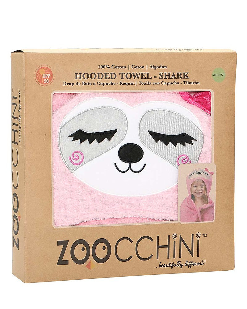Asciugamano Bimbi con Cappuccio – Bradipo (100% cotone)
