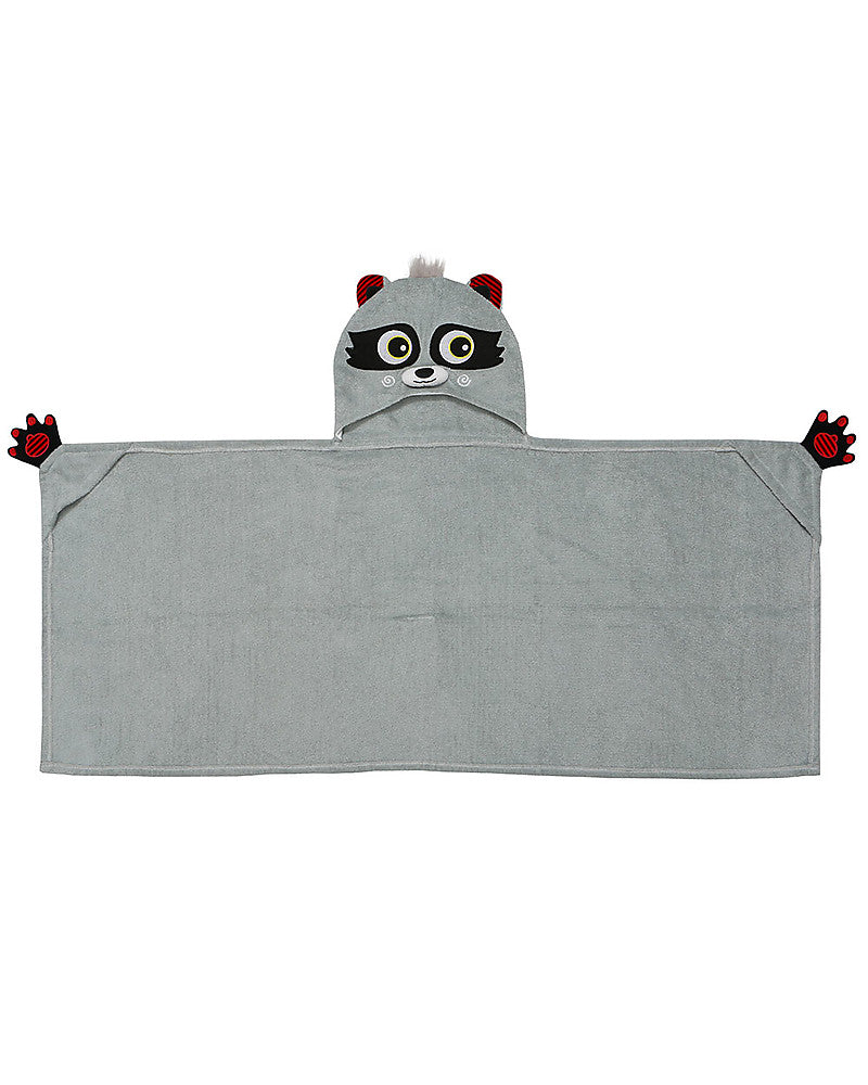 Asciugamano Bimbi con Cappuccio – Procione (100% cotone)
