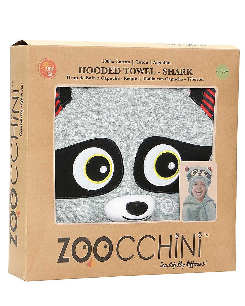 Asciugamano Bimbi con Cappuccio – Procione (100% cotone)