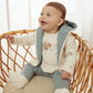 Pantaloni Blu “Forest Friends” Newborn – Little Dutch
