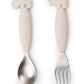 Set 2 Posate Bambino Antiscivolo Done By Deer – Forchetta e Cucchiaio in Silicone e Acciaio