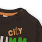 Felpa nera con stampa colorata “City Brumm” – Tuc Tuc Boy