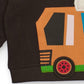 Felpa nera con stampa colorata “City Brumm” – Tuc Tuc Boy