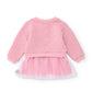 Vestito bambina in felpa con gonna in tulle - Newborn - Girl