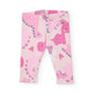 Completo neonata felpa e leggings con dinosauri - Newborn Girl