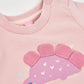 Completo neonata felpa e leggings con dinosauri - Newborn Girl