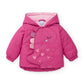 Giubbotto imbottito bambina con cappuccio – Dinosauro - Newborn - Girl