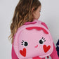 Zaino Bambina Rosa Confetto in Neoprene con Spallacci Regolabili