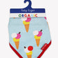 Bavaglino Newborn in cotone biologico