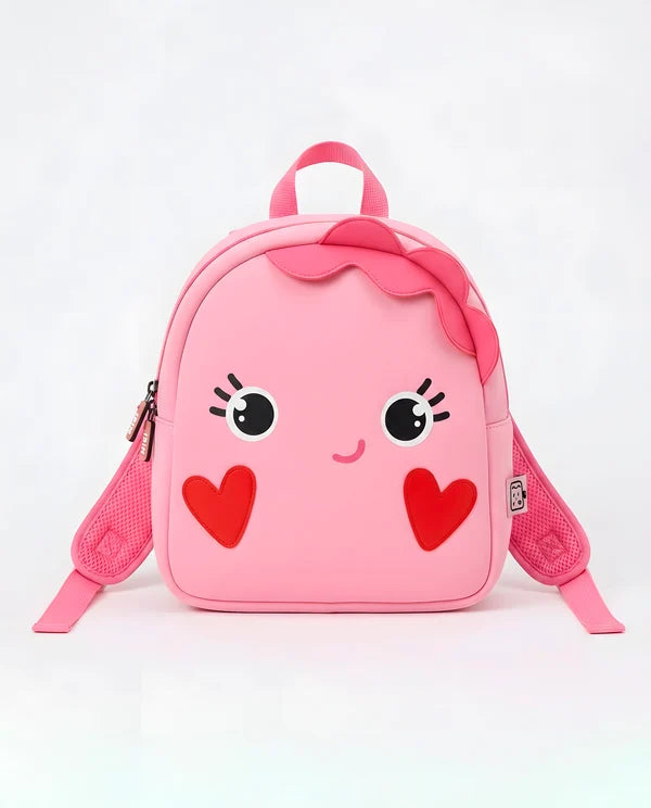 Zaino Bambina Rosa Confetto in Neoprene con Spallacci Regolabili