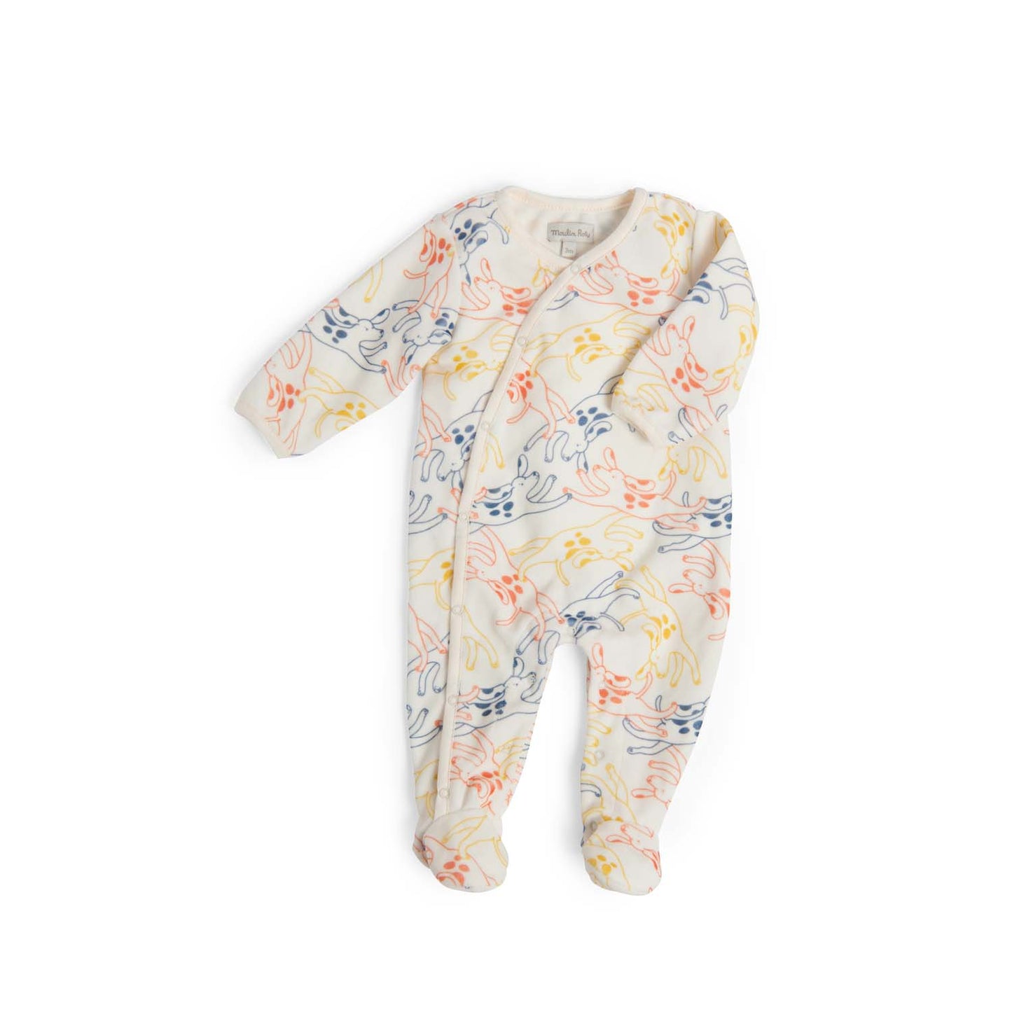 Tutina Newborn in ciniglia “Puce & Pilou”