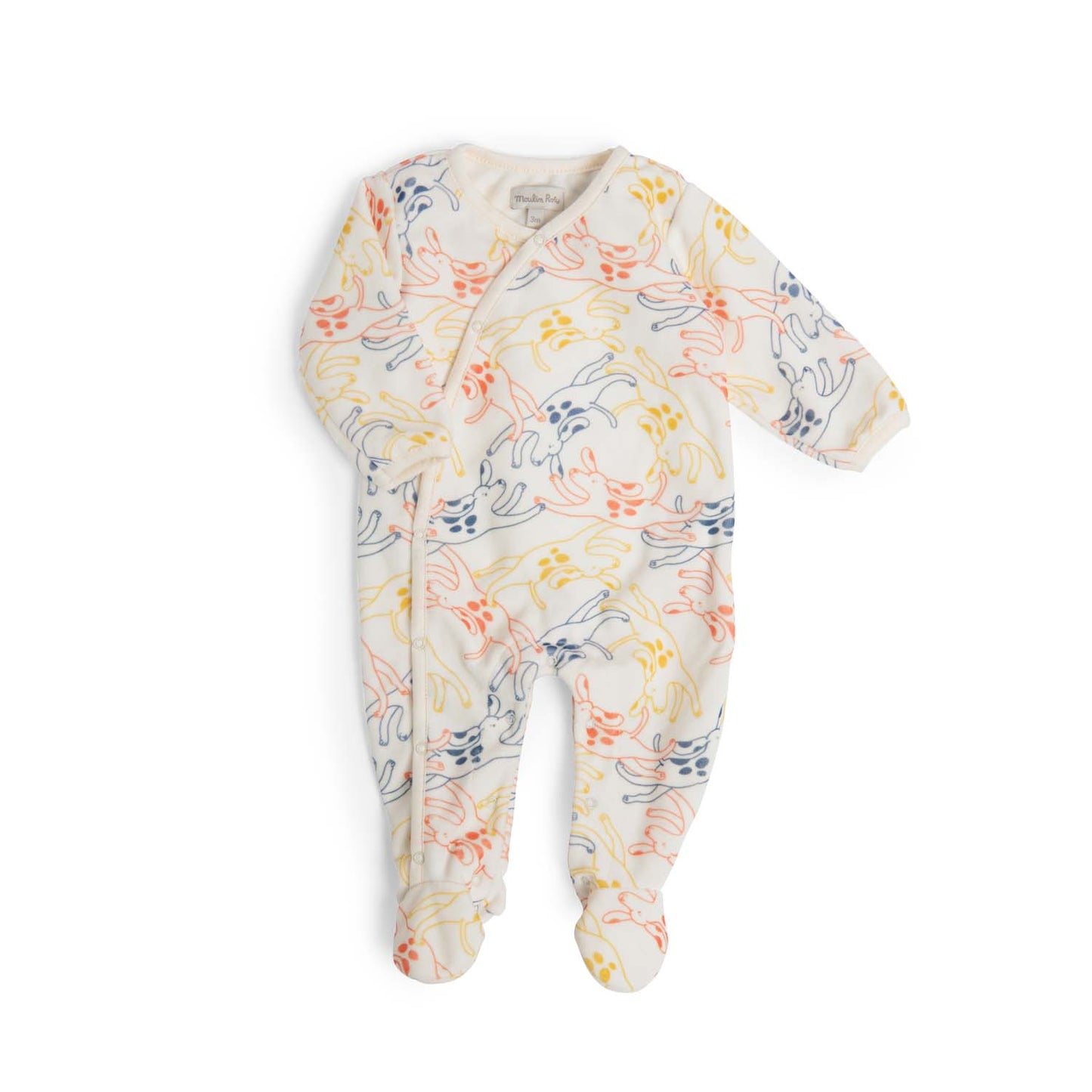 Tutina Newborn in ciniglia “Puce & Pilou”