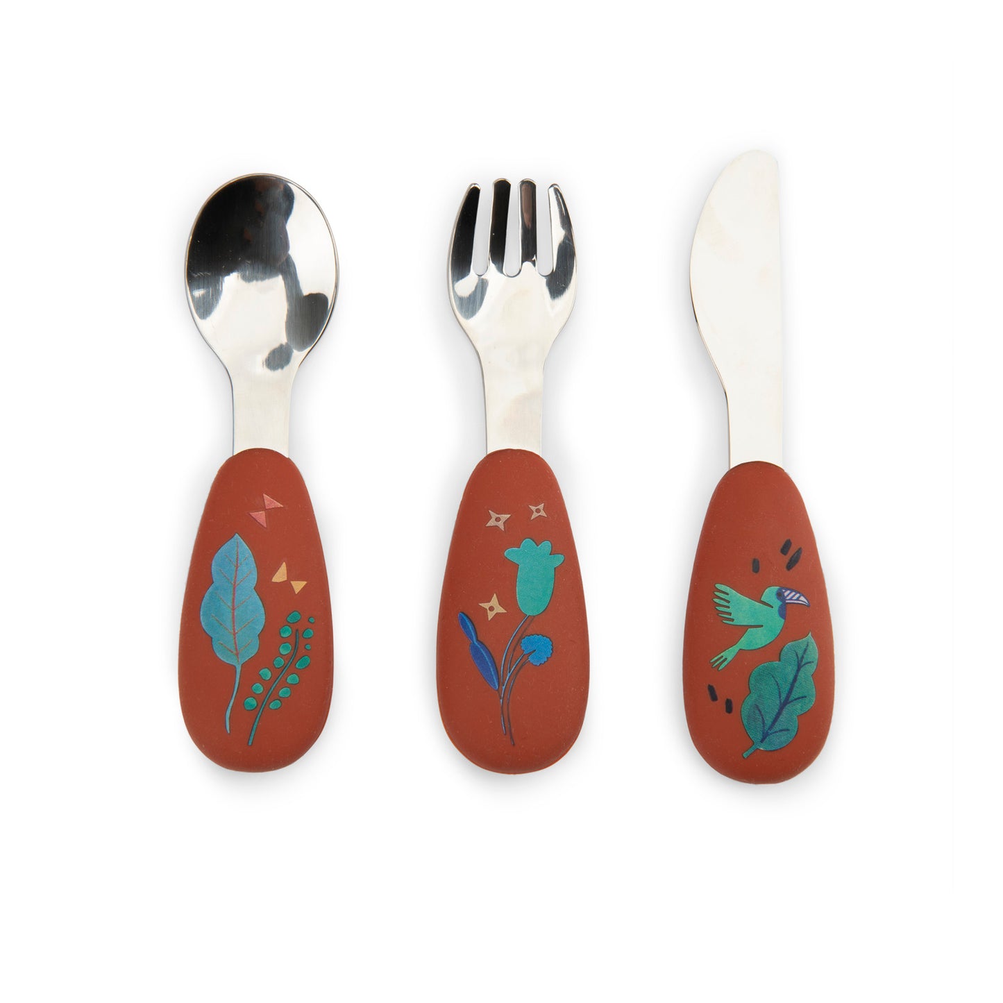 Herogo Set di posate per bambini, 12 pezzi, in acciaio inox, per bambini, set di posate per bambini, con forchetta, coltello, cucchiaio per ragazzi/ragazze, sano e sicuro, bordo liscio, lavabile in Herogo Set di posate per bambini, 12 pezzi, in acciaio inox, per bambini, set di posate per bambini, con forchetta, coltello, cucchiaio per ragazzi/ragazze, sano e sicuro, bordo liscio, lavabile in