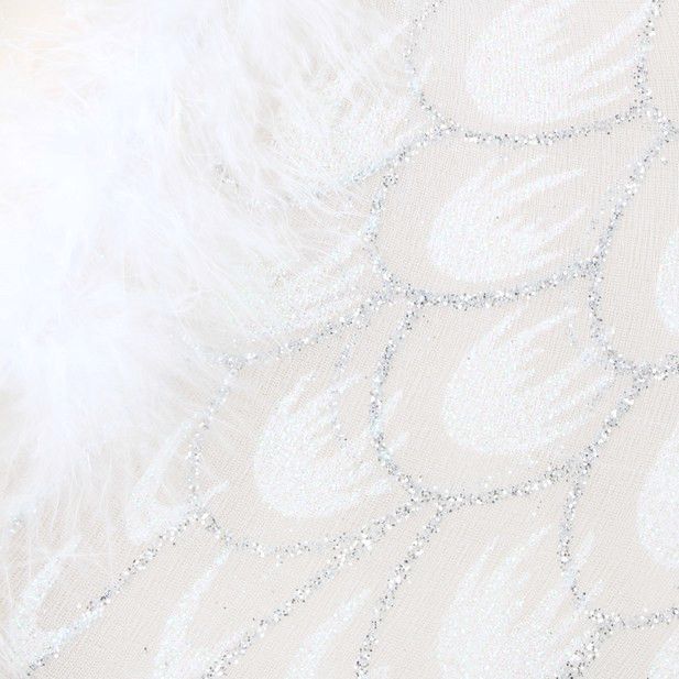 Ali d’Angelo Bianche con Glitter e Piume – Inca