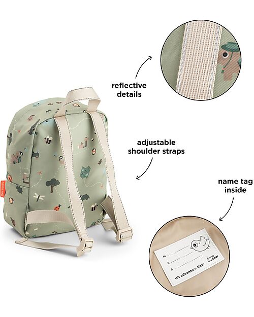 Zainetto Asilo Bambino Tiny Trails 4L – Leggero, Sicuro e Perfetto per Ogni Giorno