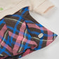 Vestito Girl in Cotone con Stampa Alce e Gonna a Quadri