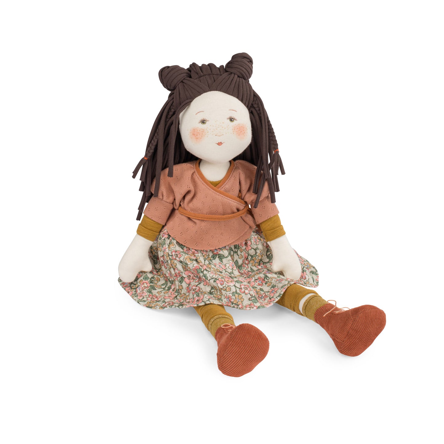 Bambola in Stoffa Marjolaine – Collezione Les Rosalies