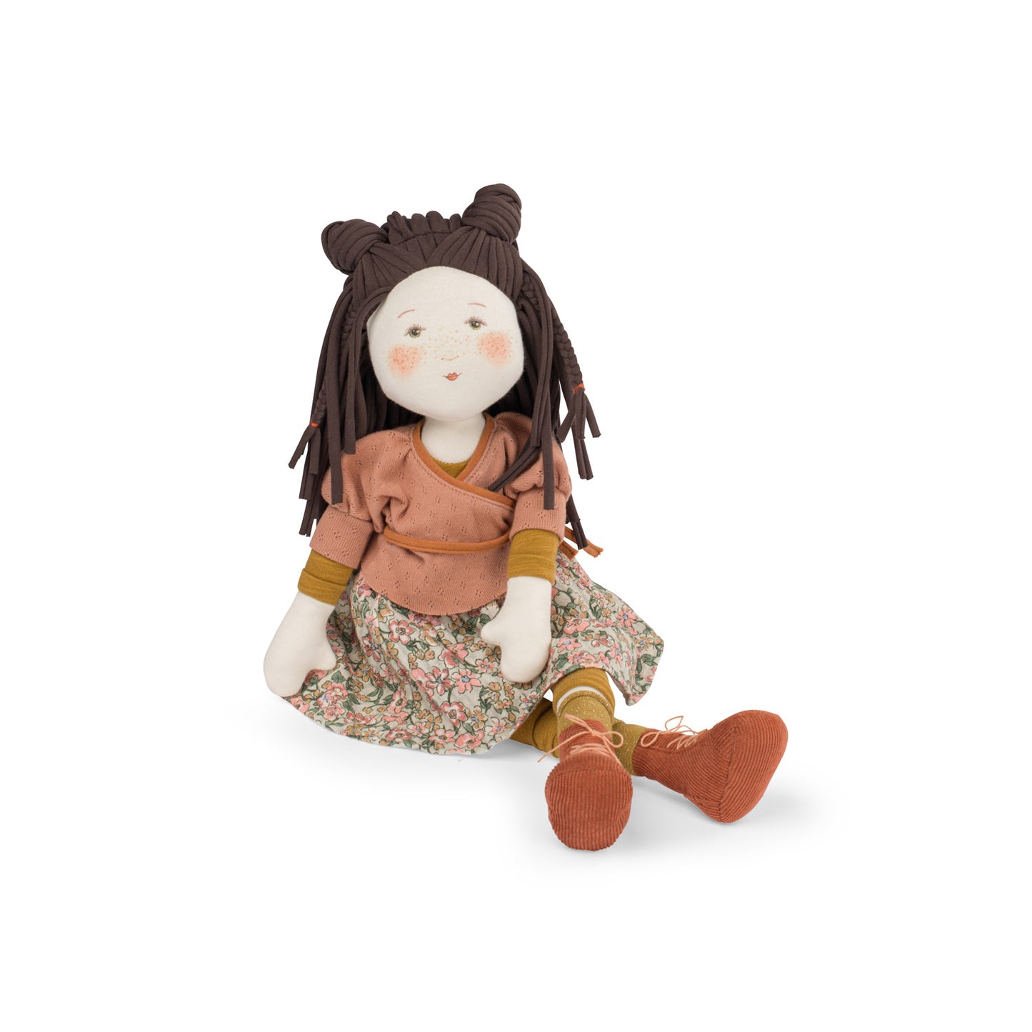 Bambola in Stoffa Marjolaine – Collezione Les Rosalies